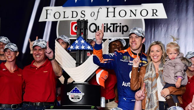 March 5: Brad Keselowski wins the Folds of Honor QuikTrip 500 at Atlanta Motor Speedway.