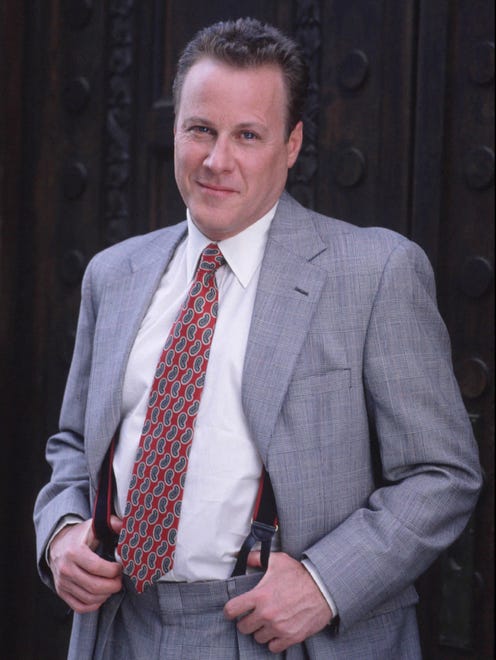 Heard appeared in a pair of John Grisham projects: 1993's 'The Pelican Brief' and the 1995 TV adaptation of 'The Client.' He played district attorney Roy Foltrigg (seen here).