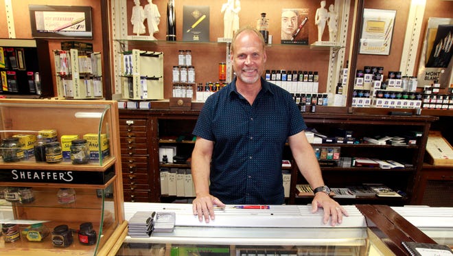 Daly's Pen Shop owner Brad Bodart will continue to sell his inventory online.