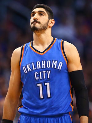 Enes Kanter has played for the Oklahoma City Thunder since 2015.