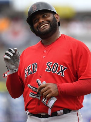 "I think he's going to be great," teammate Jackie Bradley Jr. says of Pablo Sandoval.