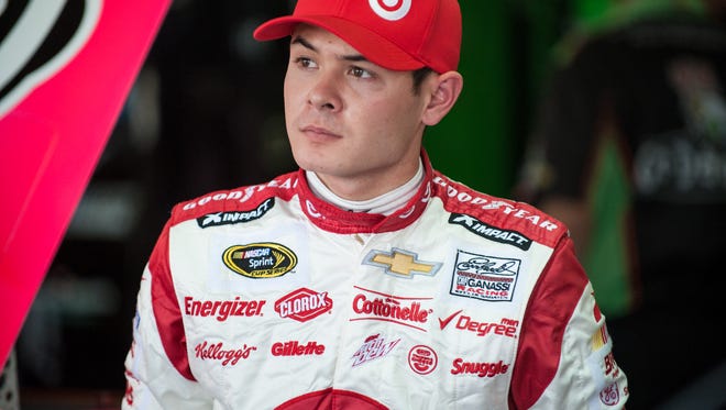 Kyle Larson participated in his first career Sprint Cup race on Oct. 12, 2013, the Bank of America 500 at Charlotte Motor Speedway.