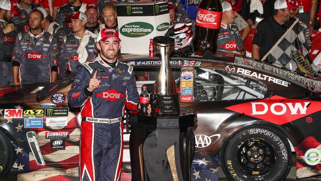 May 28: Austin Dillon wins the Coca-Cola 600 at Charlotte Motor Speedway.