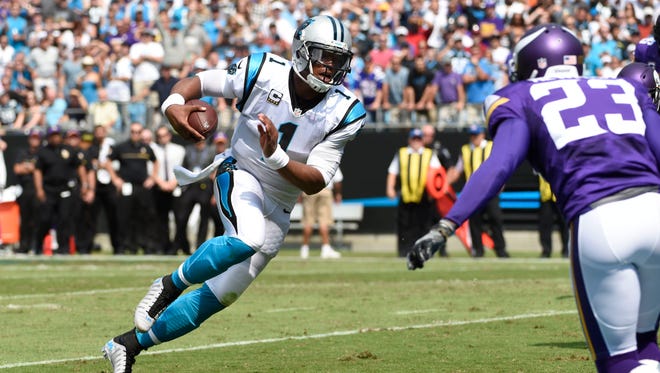 8. Panthers (6): Cam Newton was sacked eight times, picked off on three occasions and didn't complete one pass to Kelvin Benjamin or Devin Funchess.