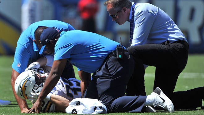Danny Woodhead, RB, Chargers: Torn ACL, out for remainder of season.