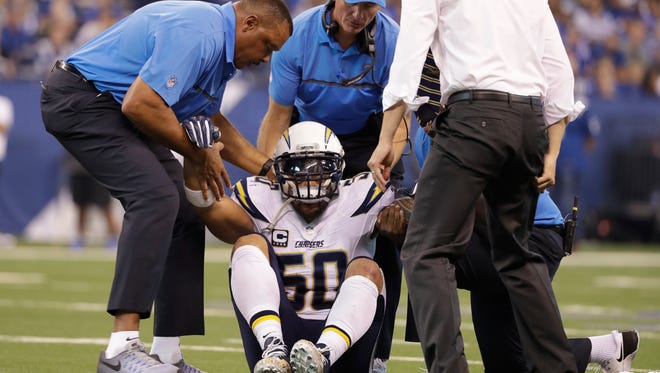 Manti Te'o, LB, Chargers: Achilles injury, expected to miss remainder of season.
