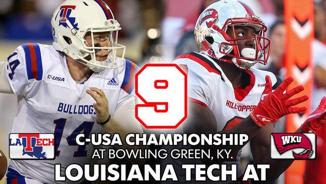 9. C-USA Championship (Bowling Green, Ky.): Louisiana Tech at Western Kentucky (Saturday at noon ET, ESPN)