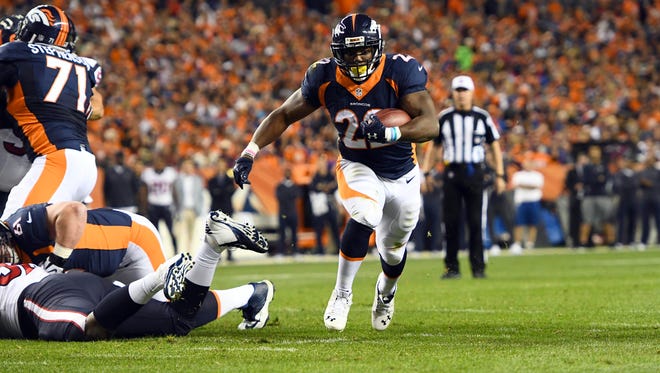 C.J. Anderson, RB, Broncos: Meniscus surgery, out indefinitely.