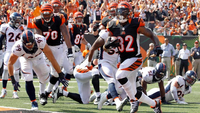 13. Bengals (9): Reasons for optimism -- they finally got the running game going Sunday, and TE Tyler Eifert's return seems imminent.