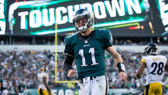 4. Eagles (12): All the Carson Wentz talk is justified. But Philly has scored the most points in the league and allowed the fewest. A stunning start.