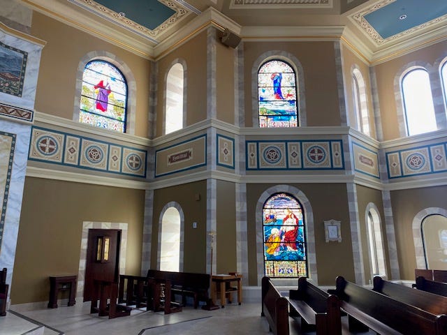 St. Charles Parish's new church, a Roman Catholic church on 313 Circle Drive in Hartland, opened in the beginning of April. It was built on the same property as its former church. The new church has a lot of unique stained-glass fixtures as well as historical architecture.